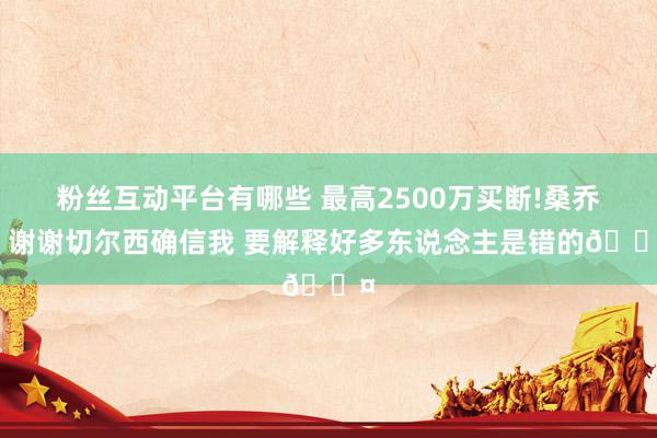 粉丝互动平台有哪些 最高2500万买断!桑乔：谢谢切尔西确信我 要解释好多东说念主是错的😤