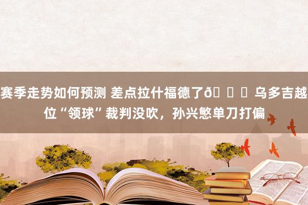 赛季走势如何预测 差点拉什福德了😅乌多吉越位“领球”裁判没吹，孙兴慜单刀打偏